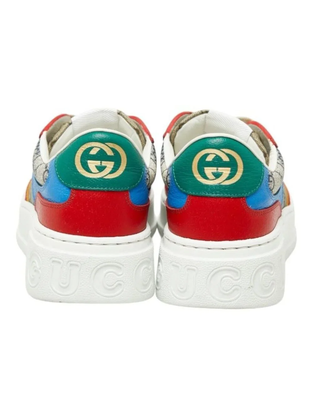 Gucci GG Supreme Low Cut Sneakers 7.5 Multicolor - Picture 3 of 10